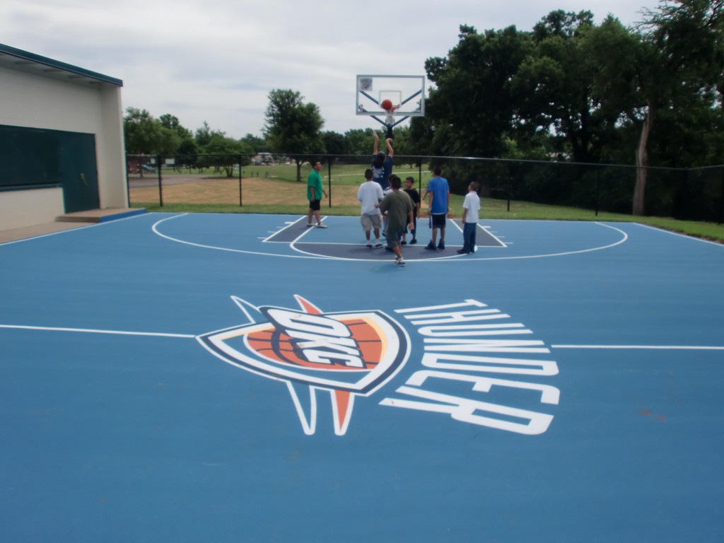 Custom Oklahoma City Thunder Court